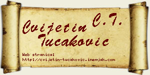 Cvijetin Tucaković vizit kartica